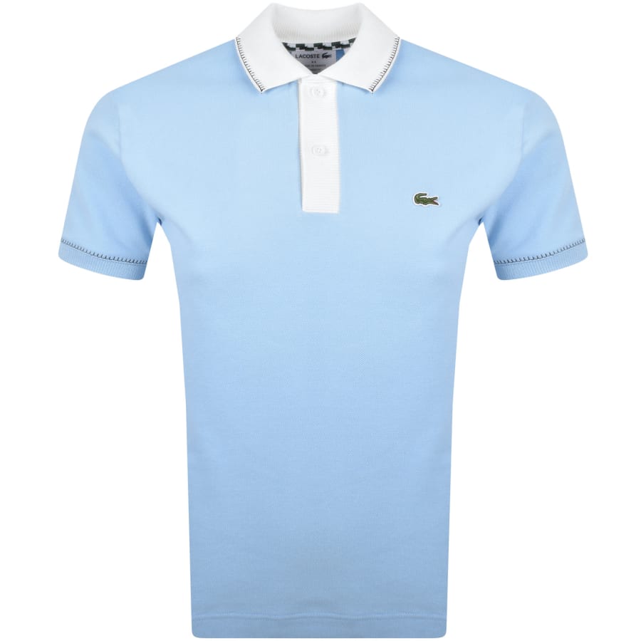 Lacoste Classic Fit Polo T Shirt Overview Blue Mainline Menswear Denmark
